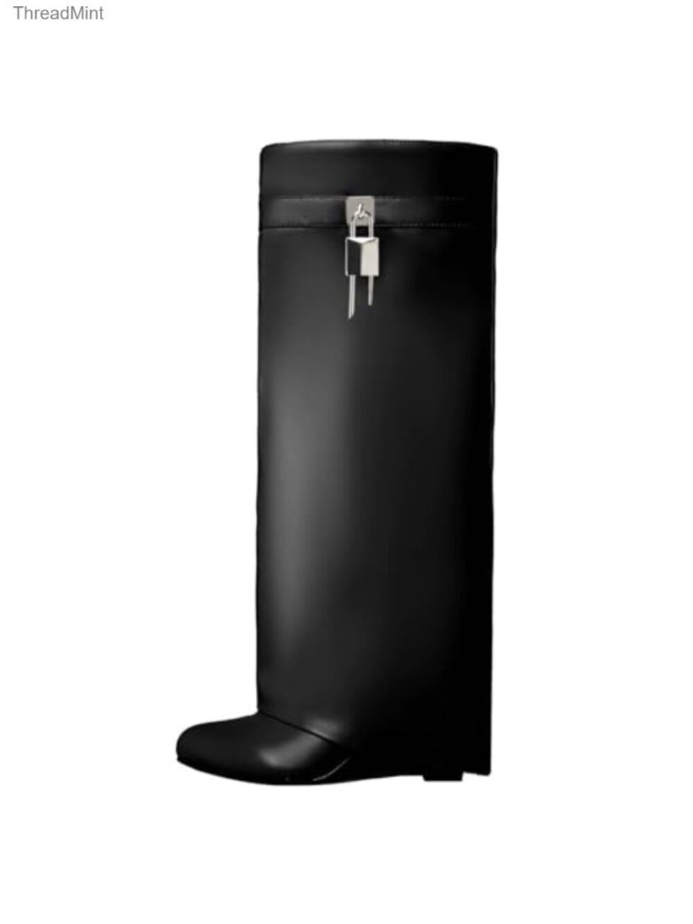 Women's Fold Over Knee High Wedge Boots